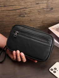 Casual Retro Commuter Clutch Bag Fashion Business Portable Large Capacity Multifunctional Travel Tote Handbag Cell Phone Bag