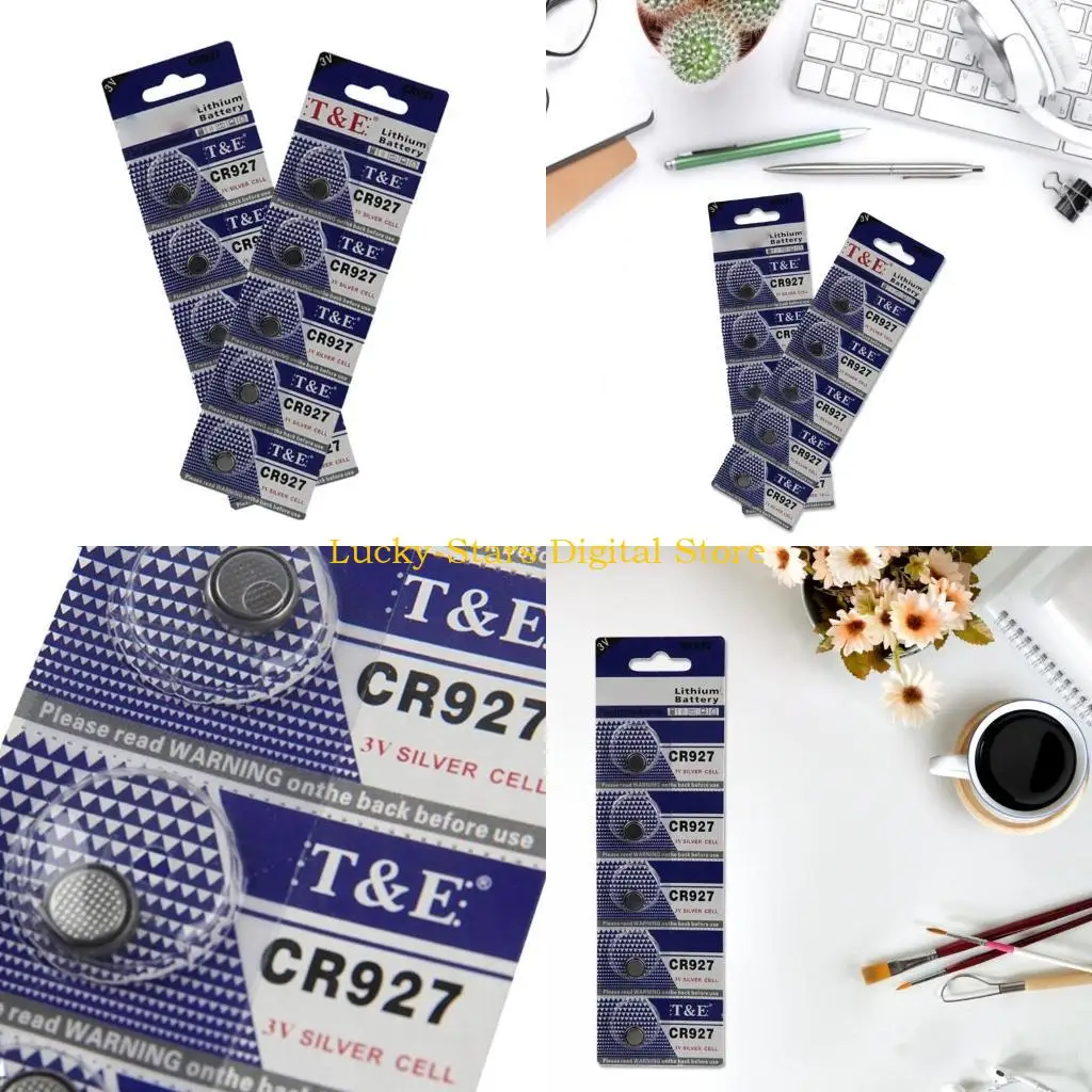 T3EE 5/10PCS CR927 Кнопка монеты для монетных ячейки для дистанционного управления игрушка 3V литиевая батарея T3EE 5/10PCS CR927 Кнопка монеты для монетных ячейки для дистанционного управления игрушка 3V литиевая батарея