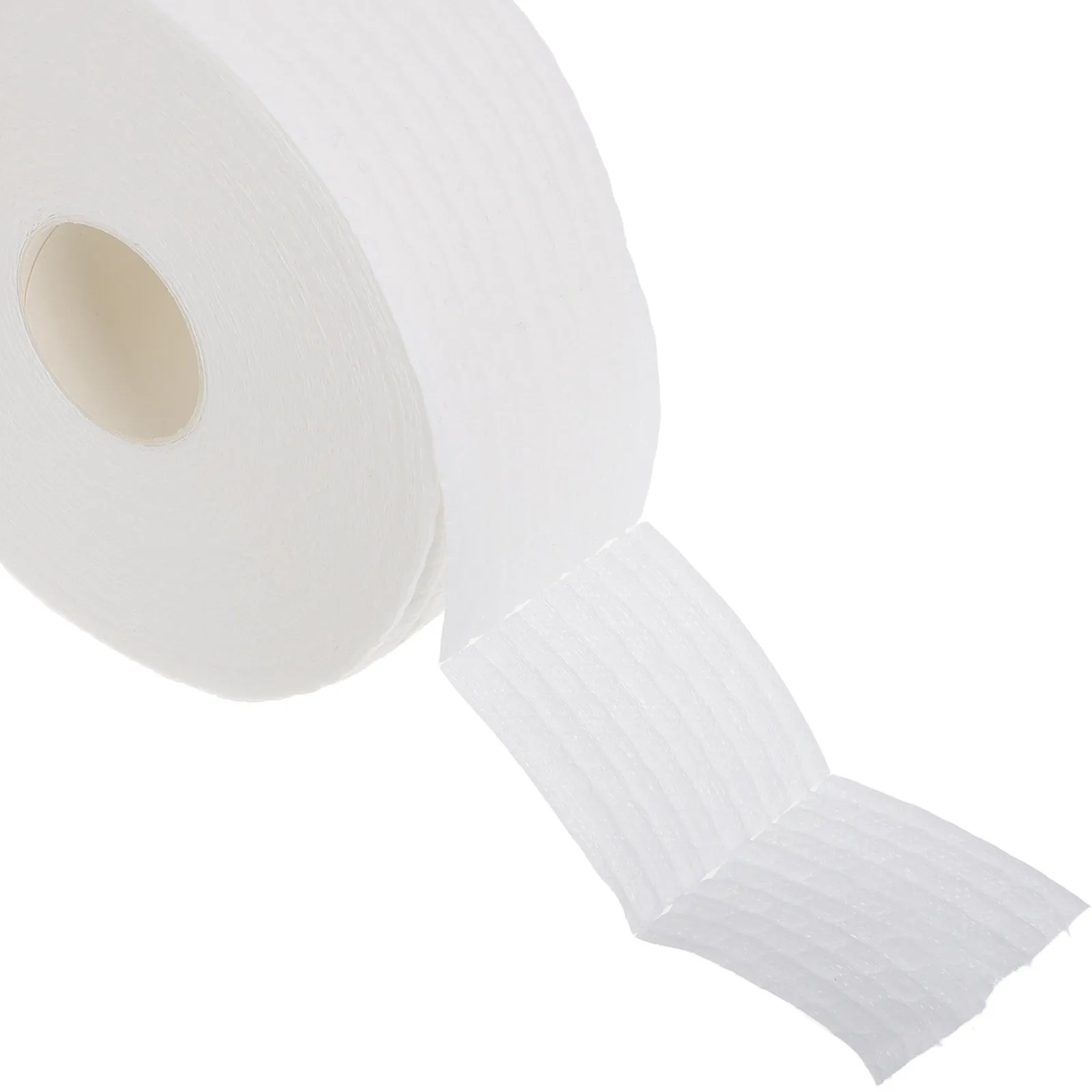 1 Roll White Pattern Nail Cotton Rounds Soft Non Lint Absorbent Foldable for Nail Polish Removal Manicure Prep Pads view 6