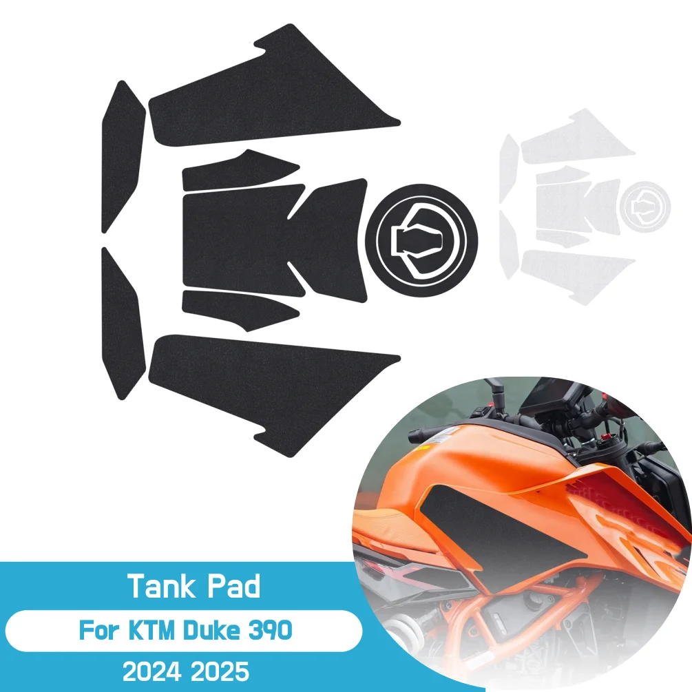 

For KTM Duke390 2024 2025 Side Tank Pad Oil Gas Fuel Protector Cover Sticker Decal For Duke 390 Motorcycle Motor Accessories
