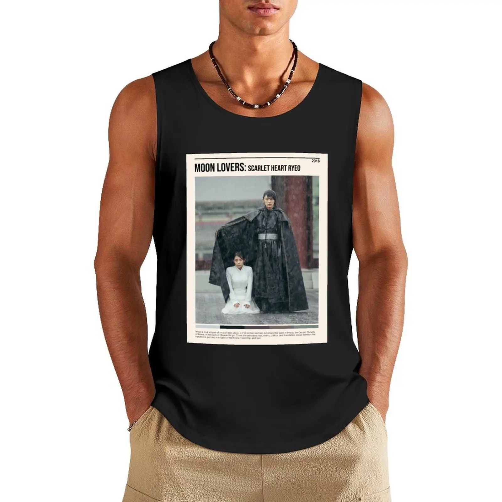 

Moon Lovers Scarlet Heart Ryeo, Minimalist Kdrama (2016) Tank Top t-shirt for men Men's fitness t-shirt mens clothing
