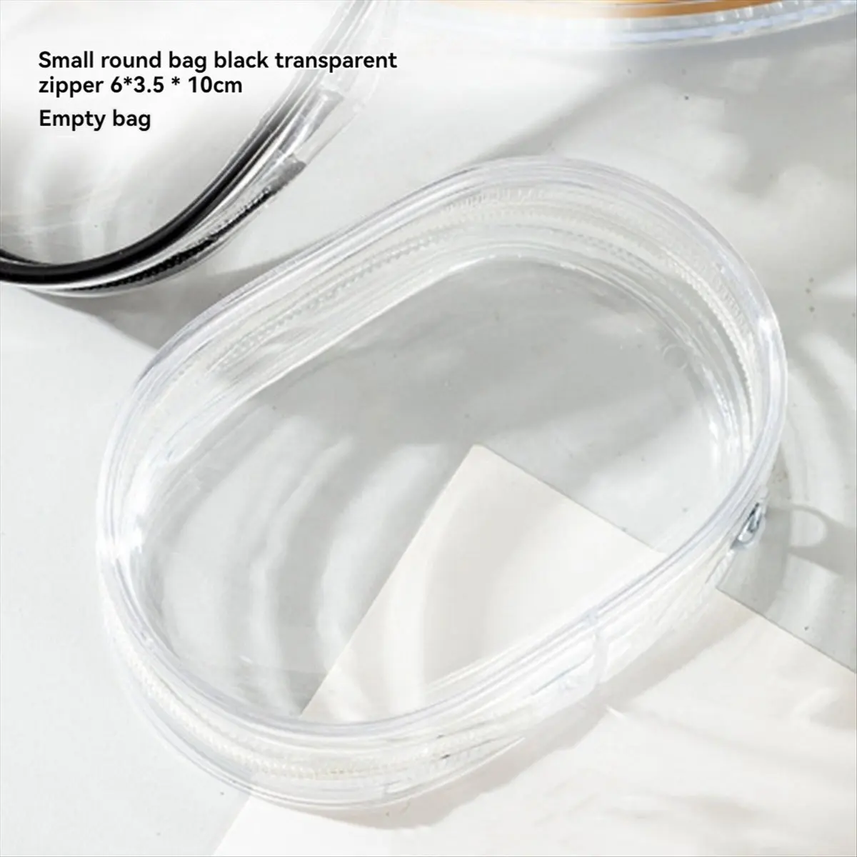AT42 Jewelry Organizer Transparent Storage Box Pouch Box Keychain Bag StorageCase Thicken Wallet Cute Doll Bag Organization B