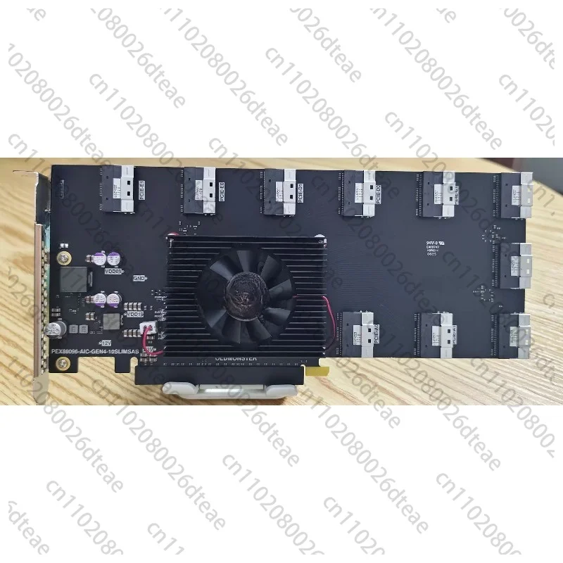 PLX88096 4.0 Expansion Card 10x 8654 Interface No Bifurcation No Driver Required  Switch Adapter For Storage Expansion