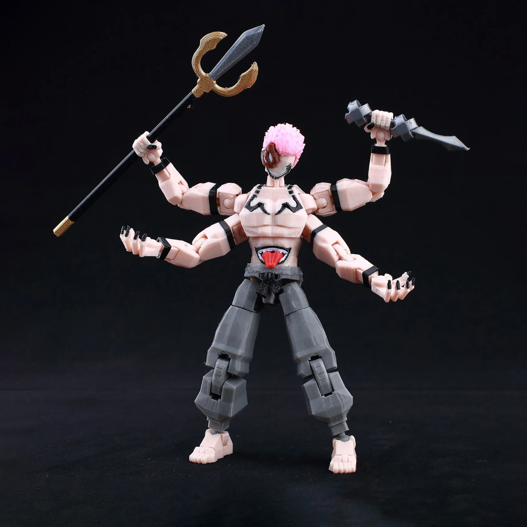 3D Printed Kamado Tanjirou Action Figures Anime Multi-Jointed Shapeshift Toys Action Figures Mannequin Model Ornaments Gifts Toy