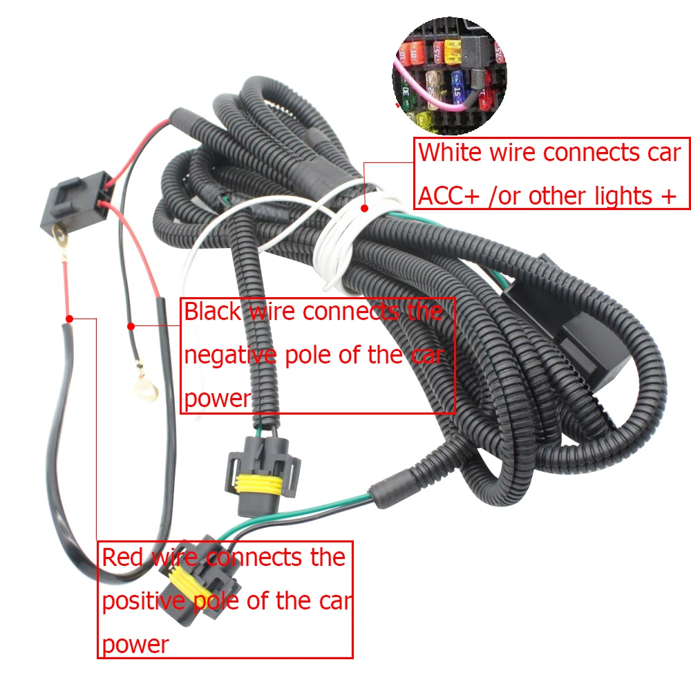 Front ‌LED Fog Lights For GWM Haval Jolion Pro, Jolion HEV 2024 2025 2026 White / or Yellow 50W & 30W Dual Power Factory Replace detail image 7