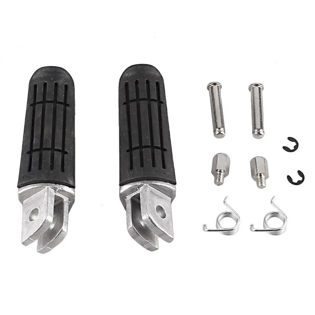 Motorcycle Front Rear Footrests Foot Pegs Pedals For Yamaha BT1100 Fazer 700 FJ1200 FJR1300 FZ1 FZ6 FZ6R FZR600 FZS600 XJ600