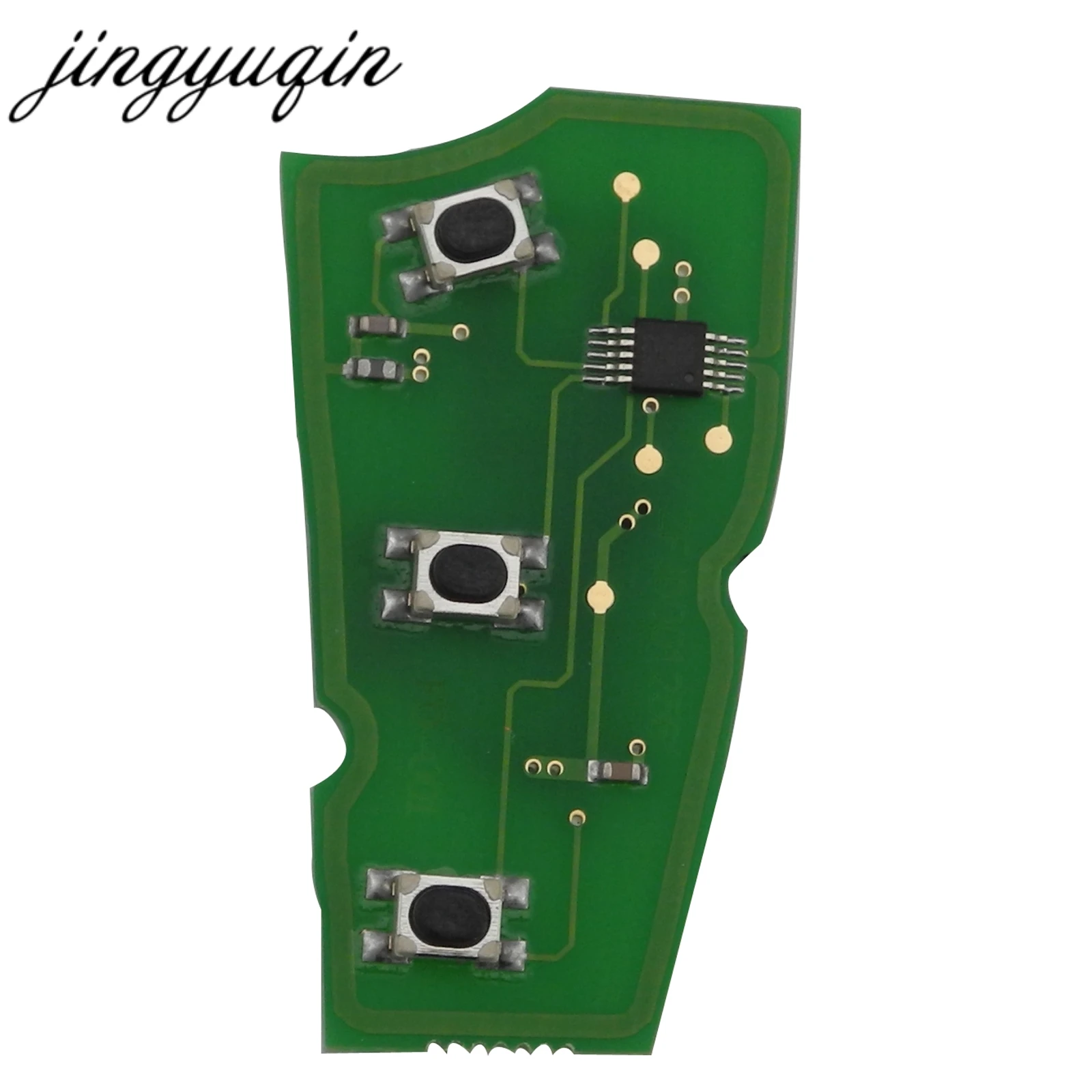 jingyuqin 3 przyciski odwróć pilot zdalnego sterowania chip 4D60 4D63 dla Ford Focus Mk1 Mondeo Transit Connect 433Mhz