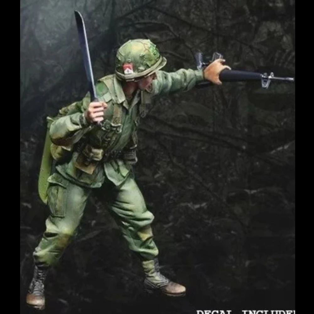 1/35 Guerre du VIETNAM États-Unis SOLDIER, figurine soldat modèle en résine, thèmes militaires, kit non assemblé et non peint