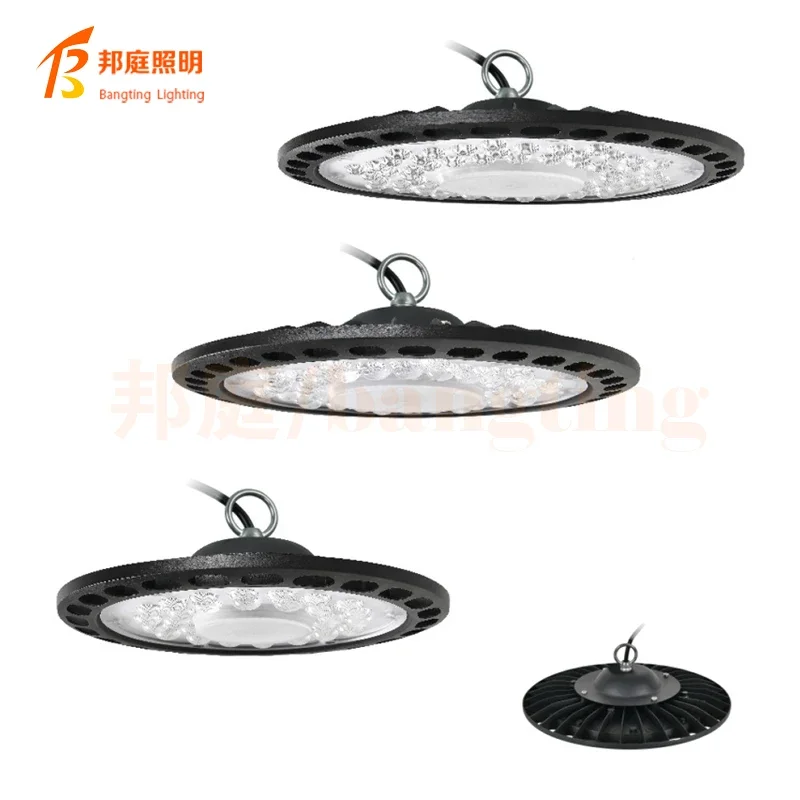 5Pcs Super Bright LED Industrial Lighting Garage lights 100W 150W 200W High Bay Light IP65 Waterproof For gym Warehouse Factory