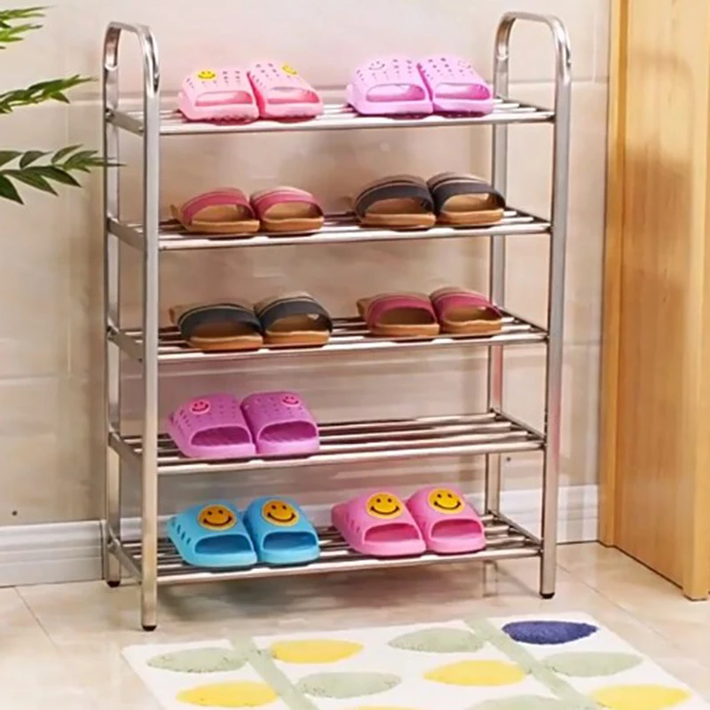 Household Narrow Shoe Cabinet Household Metalic Simple Organizer Shoe Cabinet Space Saving Organizador De Zapatos Furniture