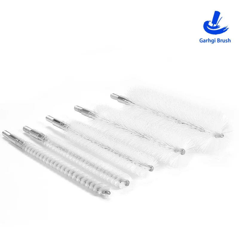 Nylon Cleaning Brushes Rotating Round Brush for Lab Test Tube Cleaning Hand Tools Dust Dirt Rust Remove Drill Brush Twisted Wire