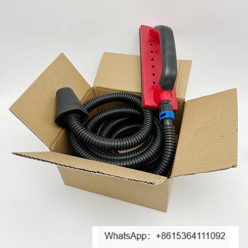 

Sanding tool plate set with vacuum joint mesh sandpaper 70x198mm 80x230mm vacuum suction pipe + joint + 25 pieces of mesh sand