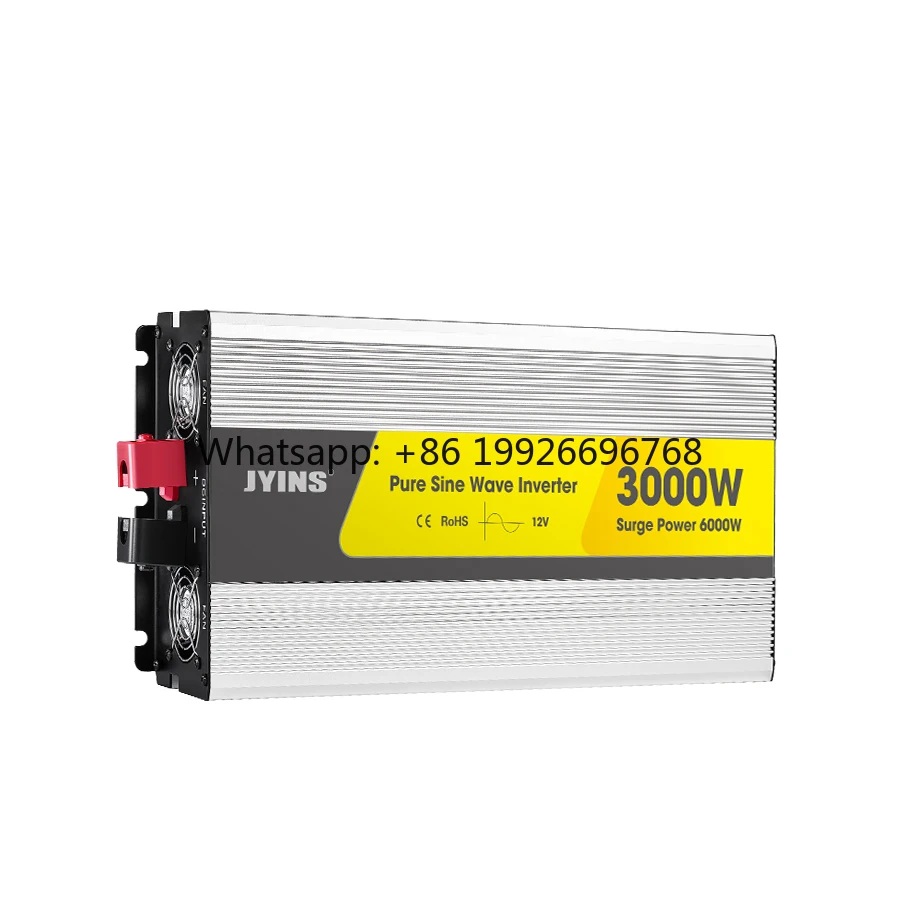 

JYINS JYP-3000W 3000W Inverter Pure Sine Wave Single Output DC/AC Converter CE&ROHS Certified