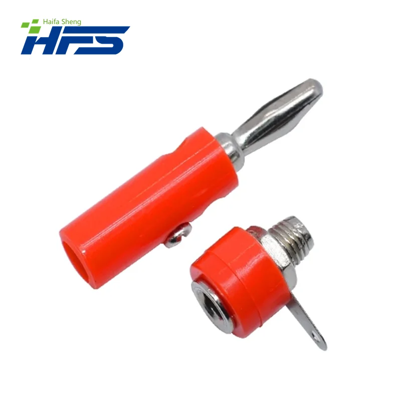 Masculino e Feminino Banana Plug Connector, Insert Pin, Peças Modelo DIY, Rússia, 1, 4mm