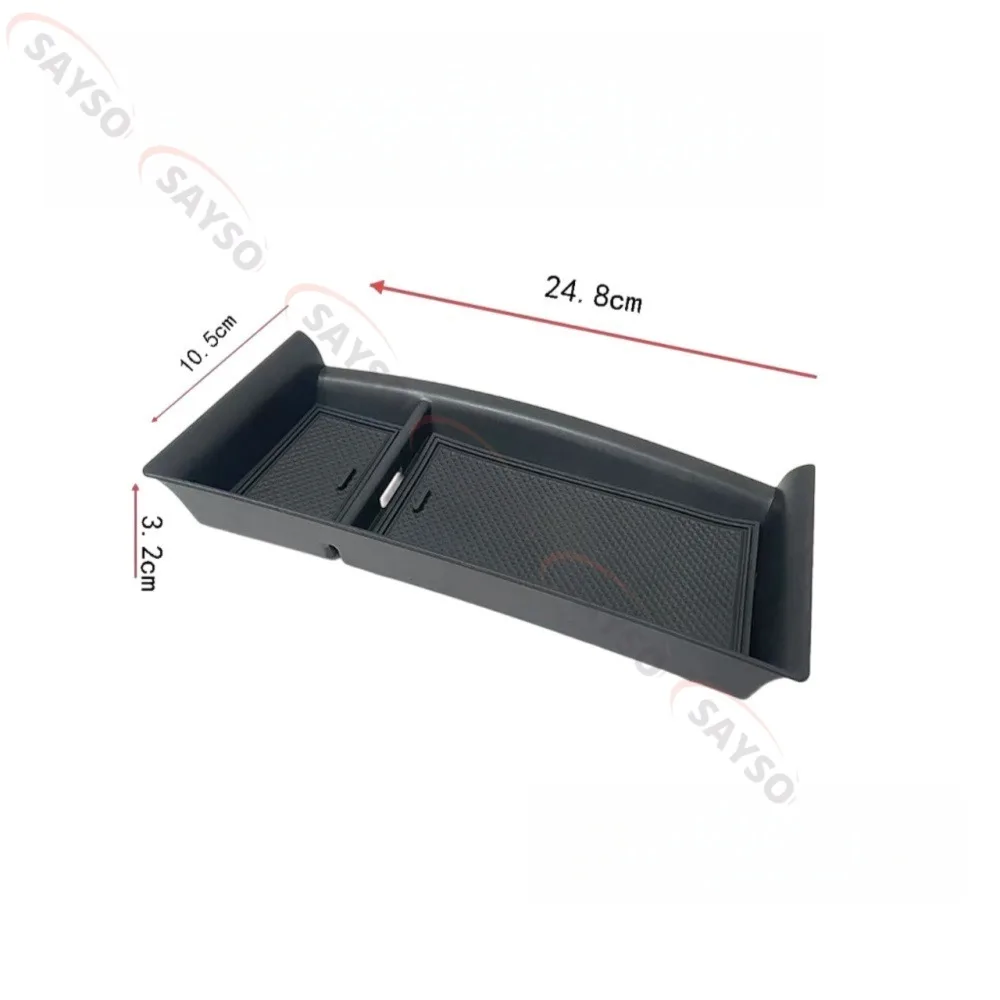 Mittelkonsolen-Organizer vorne für Mazda CX-5 22-25 – Münzhalter, Schalthebel-Organizer, vordere Aufbewahrungseinlagen, Armlehnenbox – Detail 2