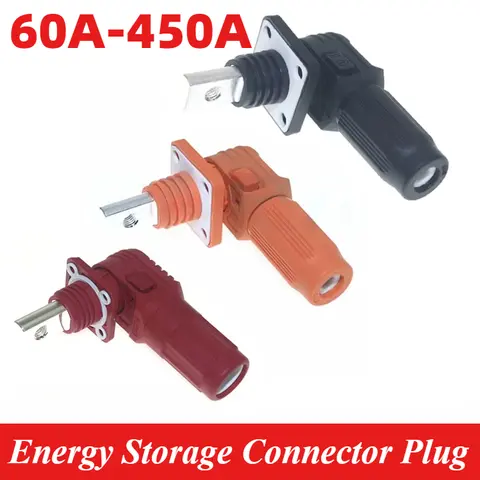 60A-450A 에너지 저장 커넥터 단일 코어 고전류 전력 저장 터미널 블록 벽 장착형 전원 출력 커넥터 플러그