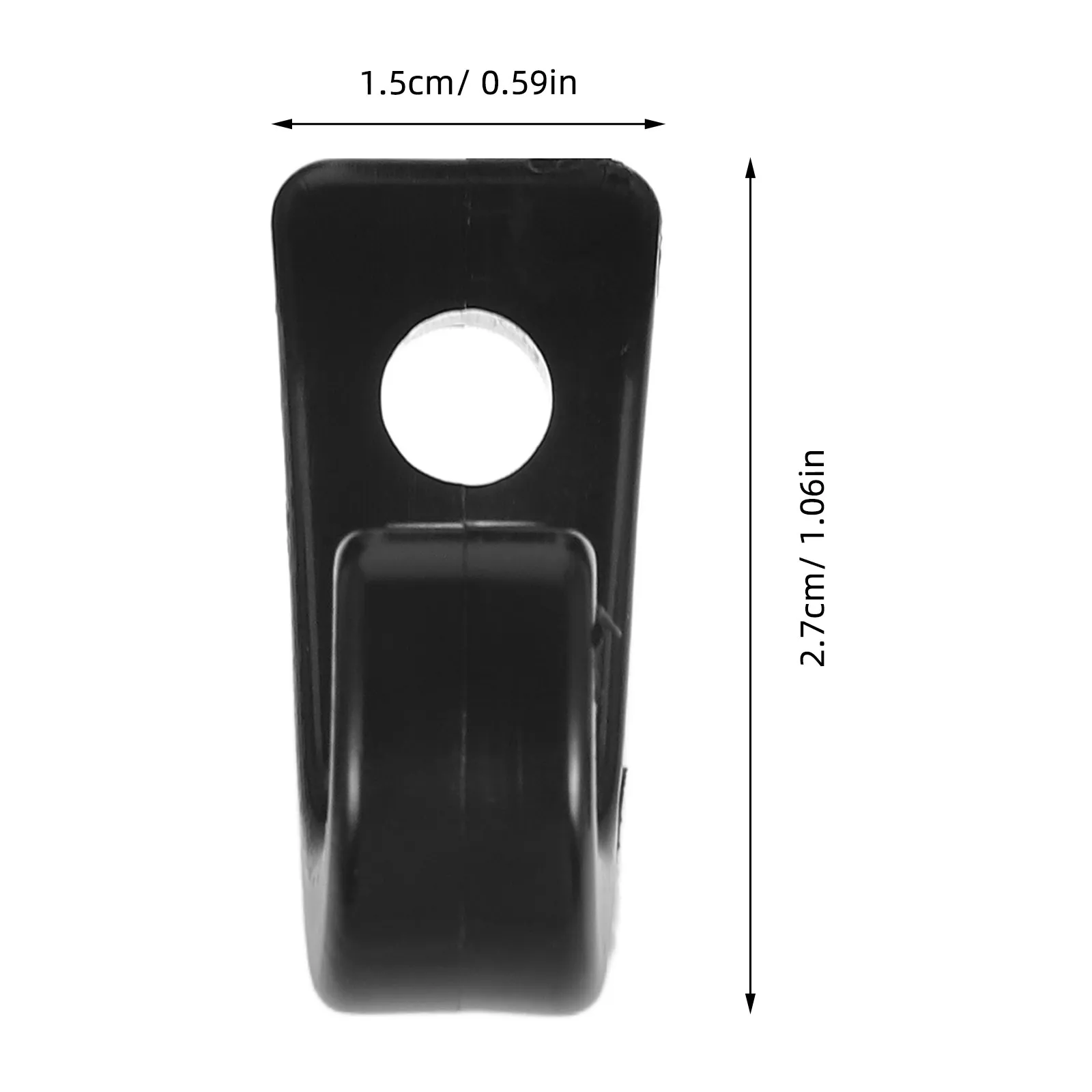 1Set J-Shaped Kayak Hook ABS Wear-Resistant Outdoor Canoe Accessory Sturdy Multi-Function Bungee Hook Kayak Hooks