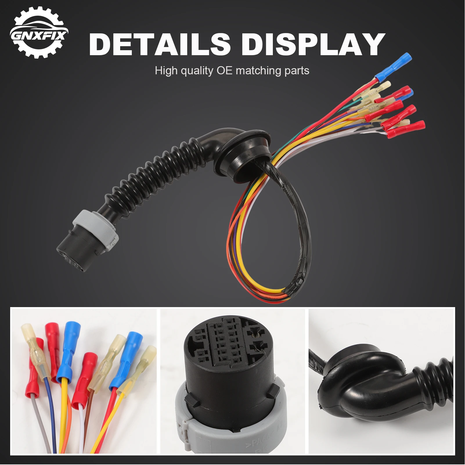 Door Wiring Rear Left or Rear Right  Wiring Harness Repair Kit for Opel Astra H 2004-2014 Wire Kit 13142399 13142400