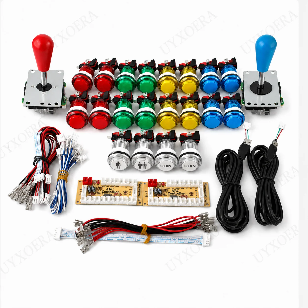 kit-d'arcade-diy-pour-2-joueurs-encodeur-usb-2-joysticks-20-boutons-poussoirs-led-pour-pc-raspberry-pi-cabinet-mame
