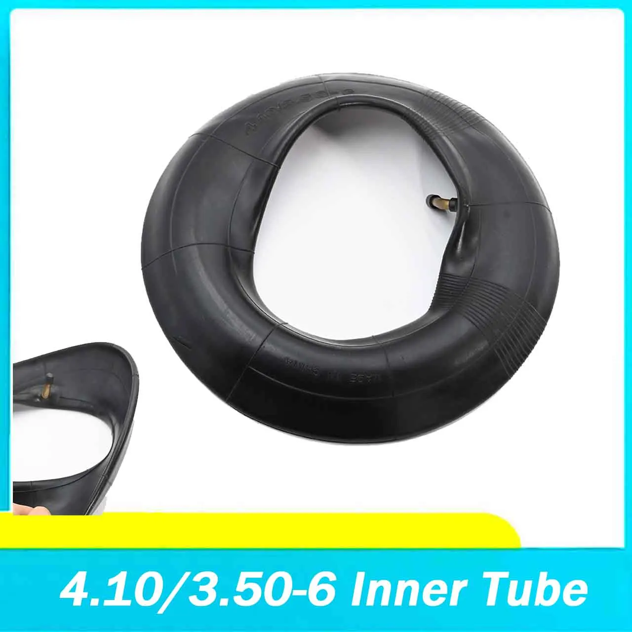 Inner Tube 4.10/3.50-6 Camera 3.50-6 4.00-6 Inner Tube Tire Rubber Valve for Wheelbarrow Hand Trucks Lawn Mowers