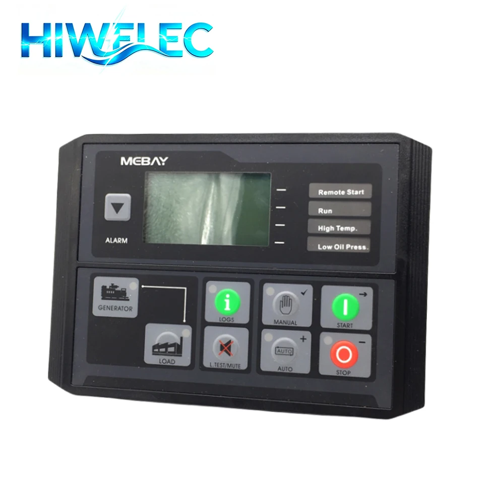 Genset Controller DC40D MK3 Remote Start Control Unit for Diesel Gas Genset Start Stop Parameters Monitoring