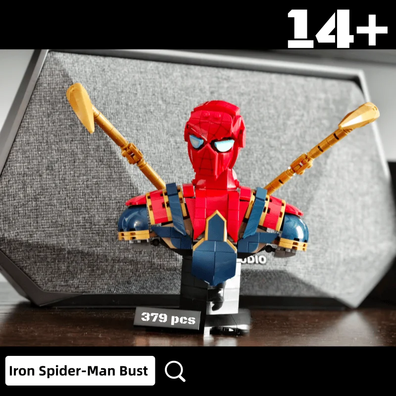 

Новинка 2025 года. В наличии. Набор строительных блоков «Робот-паук-супергерой», 379 деталей. Усовершенствованный 3D-конструктор для коллекционирования, совместимый с 76326.