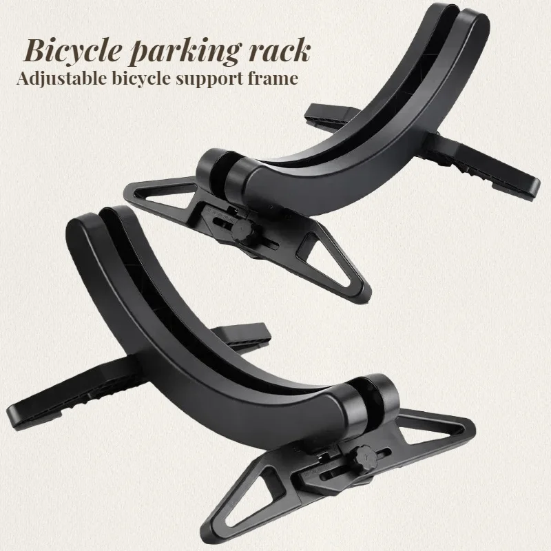 Adjustable bicycle floor bracket for mountain bike sliding stable durable bicycle display rack 30-80mm for easy portability