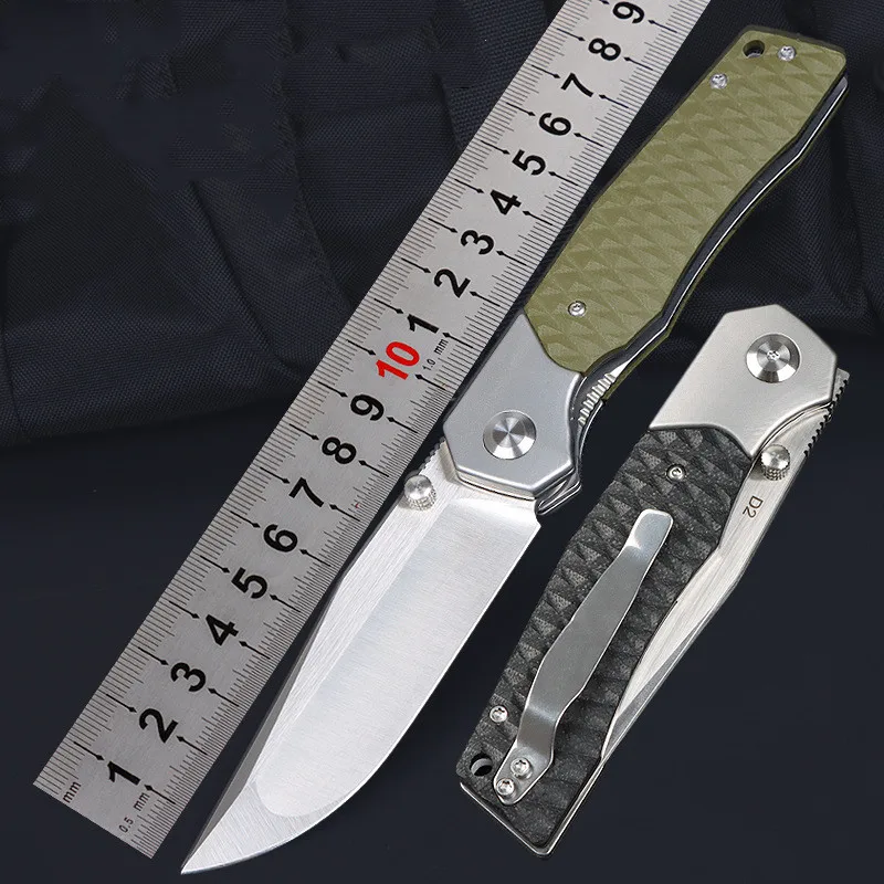 

KESIWO MA06718 Camping Folding Knife D2 Blade Survival G10 Handle Outdoor Fishing Kitchen Hunting New EDC Pocket Tactical Knives