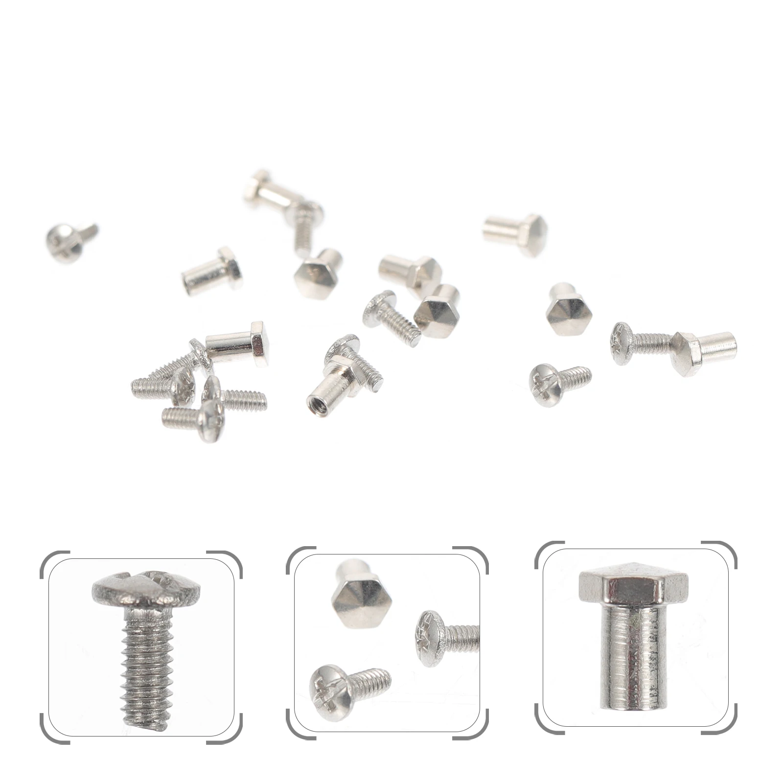 

2 Sets Eyeglasses Repair Tools Metal Screws Replacement Parts Fits Reading Sunglasses Wire Frame Glasses Accessories