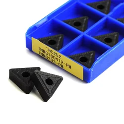 TNMG160404 TNMG160408 TNMG160412 PM ZBC251 ZBC252 External Turning Tools Carbide Inserts TNMG CNC Lathe Cutter Tool for Steel