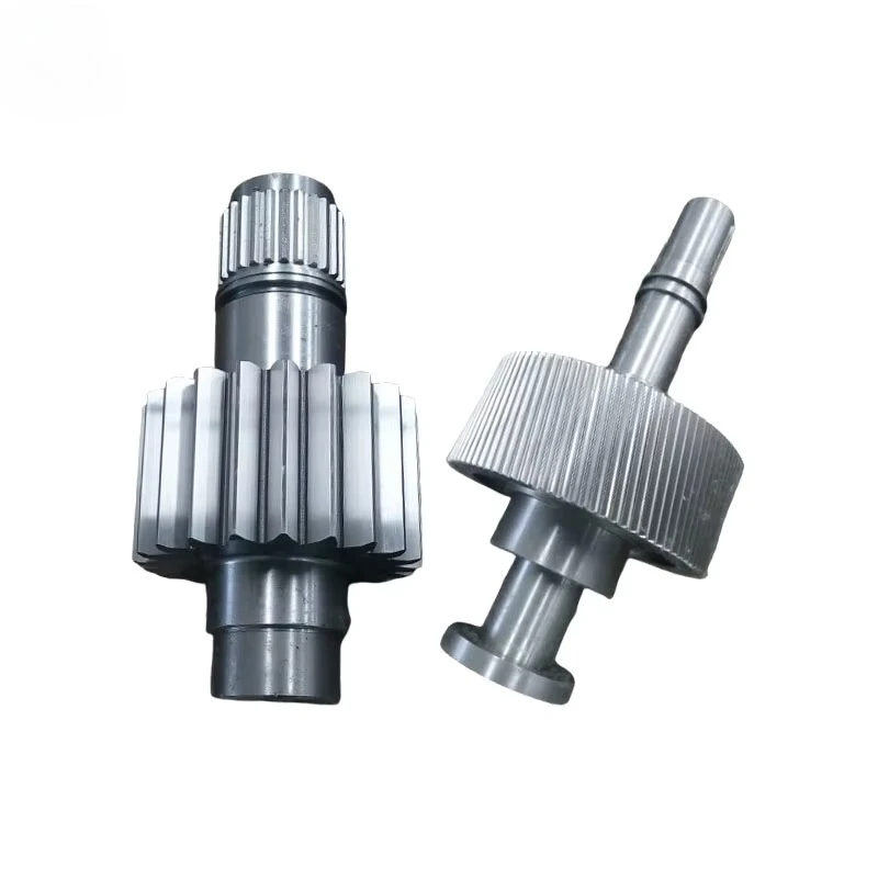 OEM Custom Large Spline High Quality Alloy Steel Gear Shaft for Mechanical Transmission Equipment