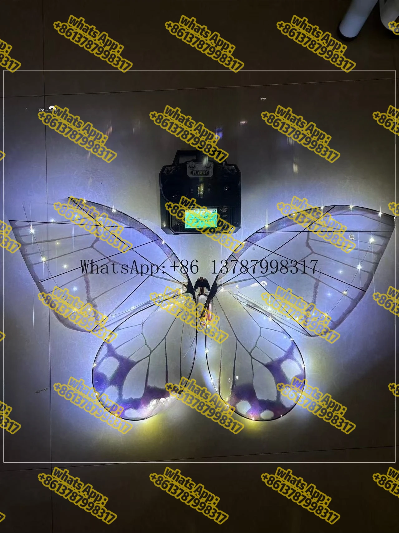 Butterfly Flyer Glass Remote Control Butterfly Bionic Fluttering
