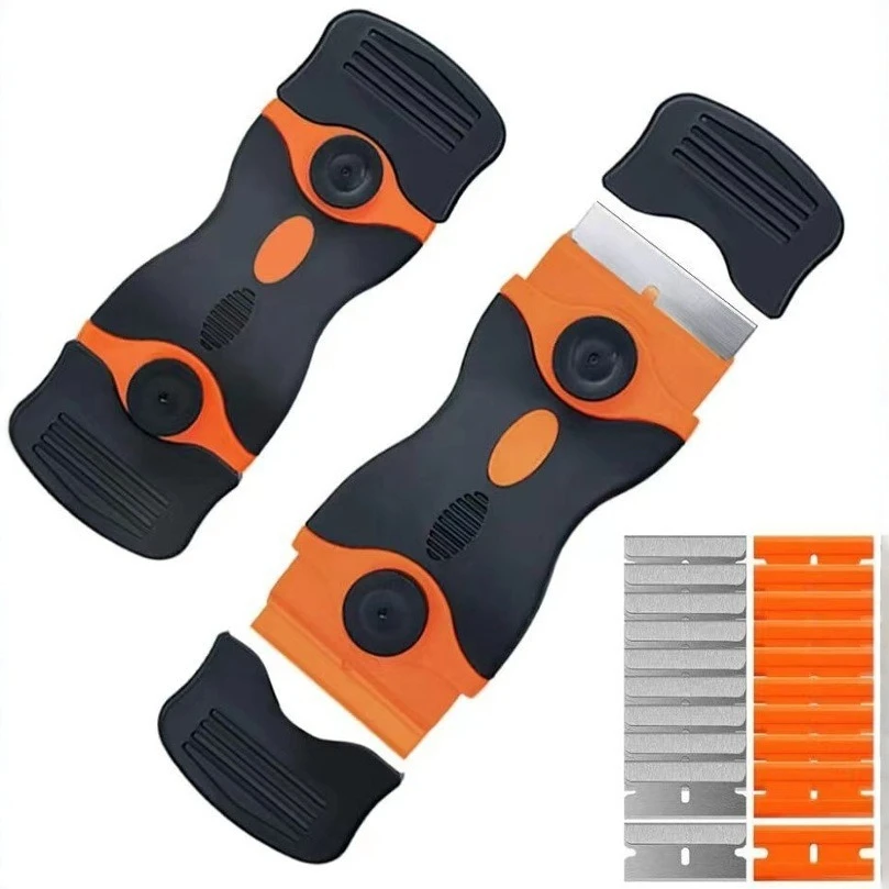 Plastic /Metal Razor Blade Scraper Edge Removal Tool Removal Auto Window Tint Vinyl Application Remover Tool for Car & Home
