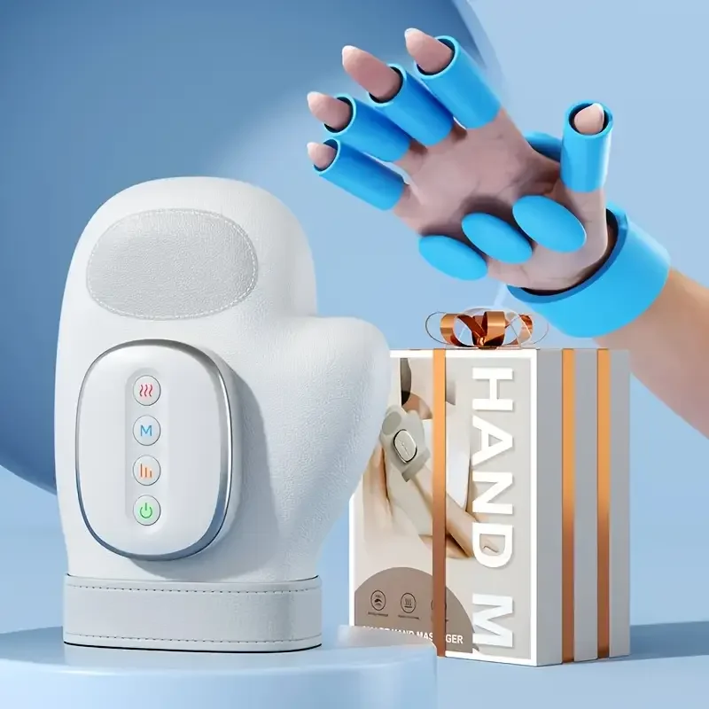 

Portable Hand Massagerwith Heat Compression, Home Office, Holiday GiftforParents Elders Women Men, Kneading Massage