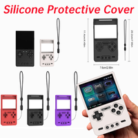 For Trimui Brick Silicone Protective Cover Shockproof Protector Shell Skin Cover Case with Lanyard for Handheld Game Console