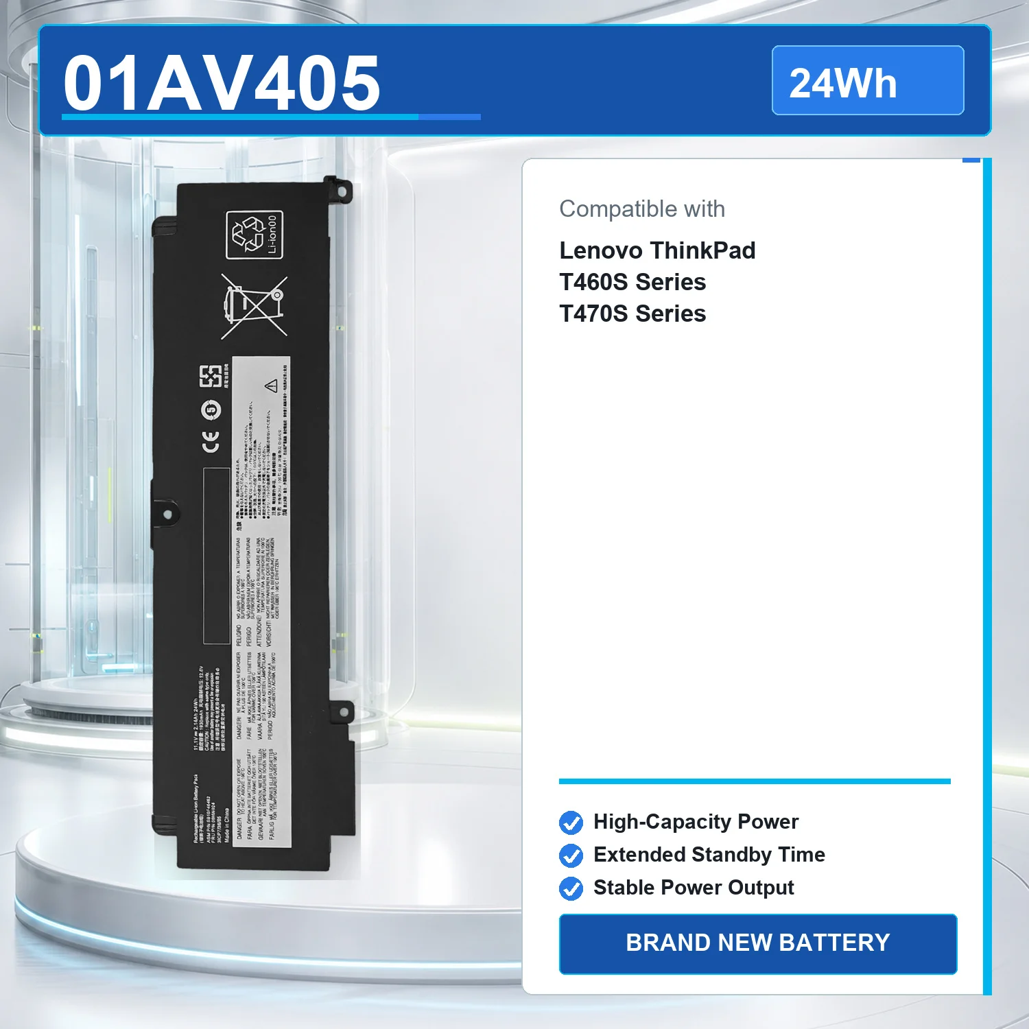 01AV405 Laptop Battery For Lenovo ThinkPad T460S T470S 01AV406 00HW022 00HW024 00HW025 00HW038 SB10J79002 SB10K97605