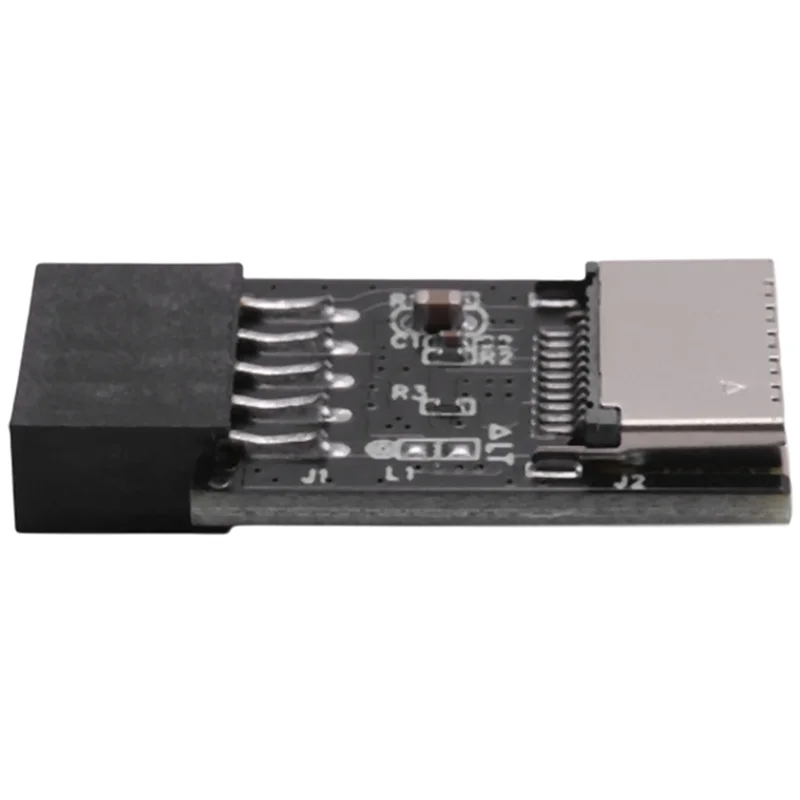 

AED7-Motherboard USB2.0 9Pin To TYPE-C A-KEY Front Connector Converter USB3.2 TYPE-E Interface Header Adapter Extender Card