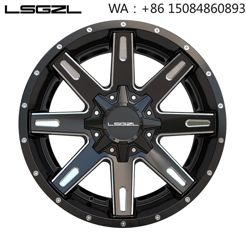 Silver Polish Chrome Custom Forged Alloy Rims 18‑26 Inch 5x114.3 5x130 Auto Accessories Five‑Spoke Passenger Car Tuning Parts