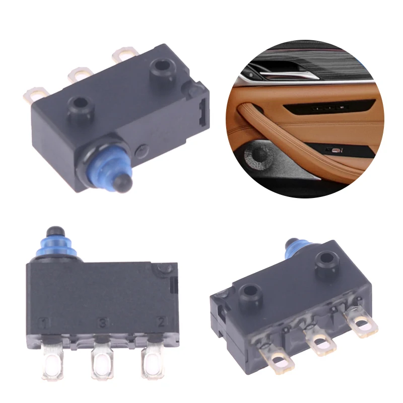 

Микропереключатель D2HW-ER201H Водонепроницаемый автомобильный дверной замок Микропереключатель Уплотнение Водонепроницаемая кнопка пыли Микропереключатель Замена авторемонта