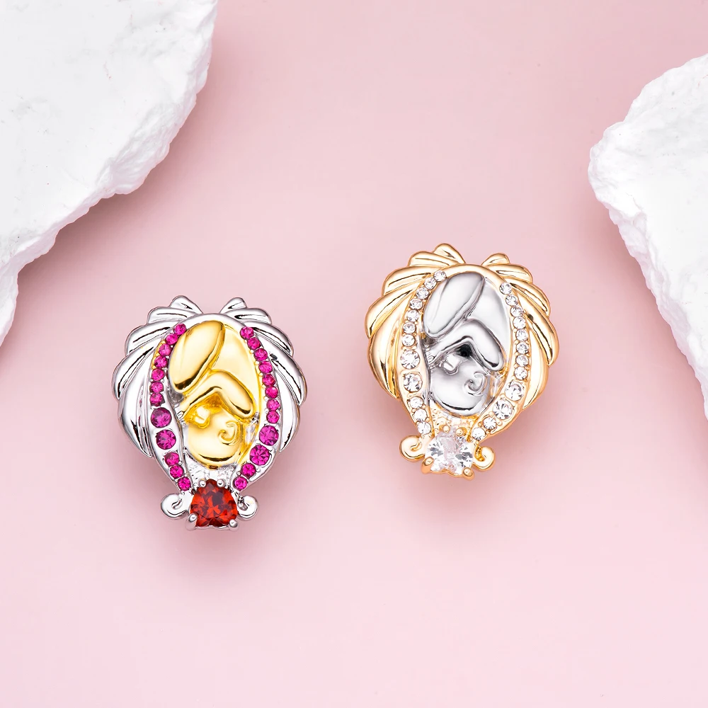 Luxury Design Zircon Fetal Enamel Brooch Medical Obstetrics and Gynecology Maternity Pin Badge Lapel Backpack Decoration Jewelry image 5
