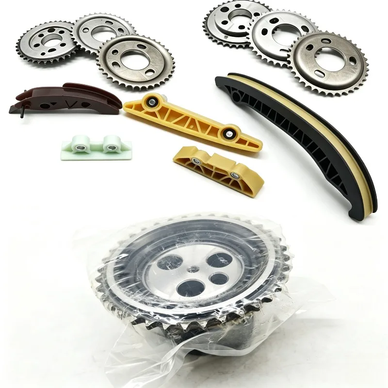 Timing Chain Kit D-DF011-12 Compatible with Ford Transit JMC Includes Chain Guide Sprocket Engine Replacement Parts