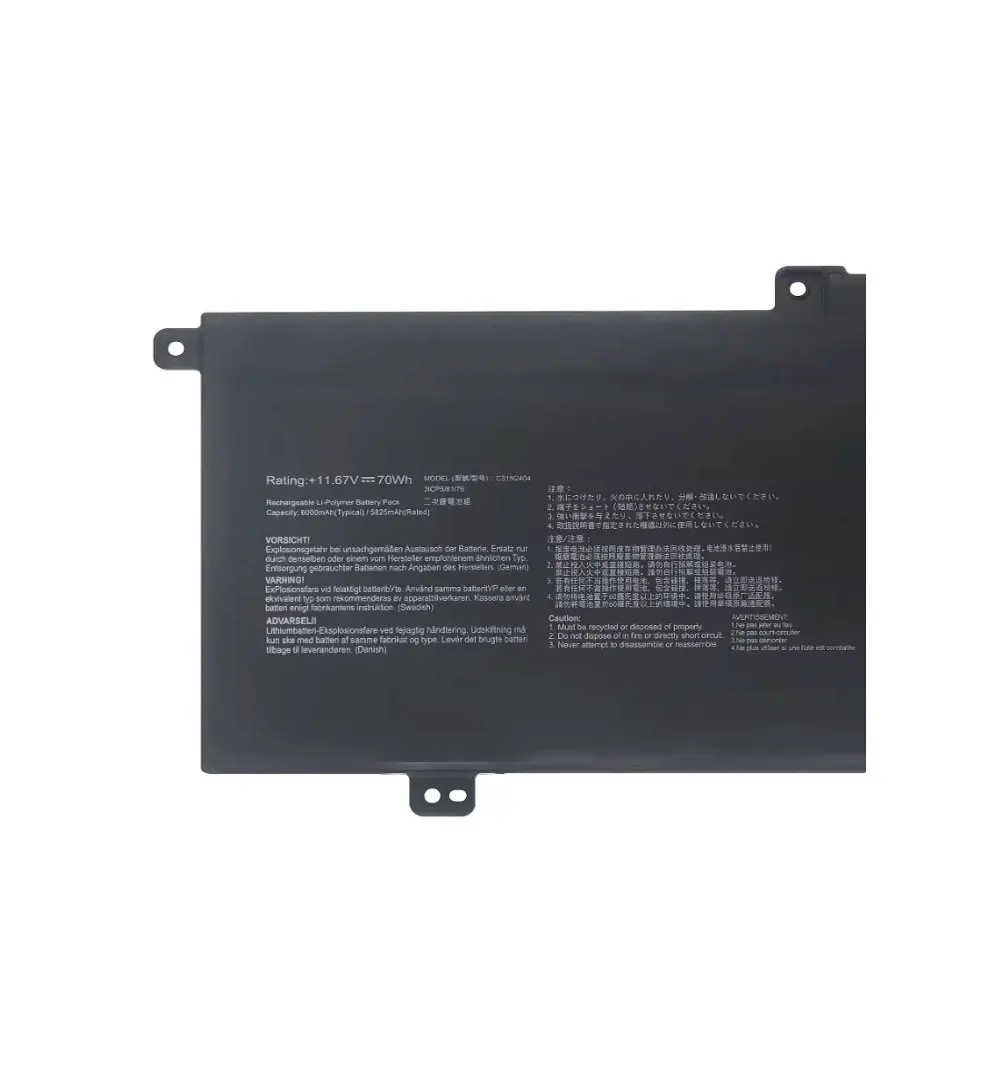 

For ASUS Zenbook 14 Air Snapdragon Edition UX3407QA UX3407RA 11.67V 70Wh C31N2404 Laptop Battery