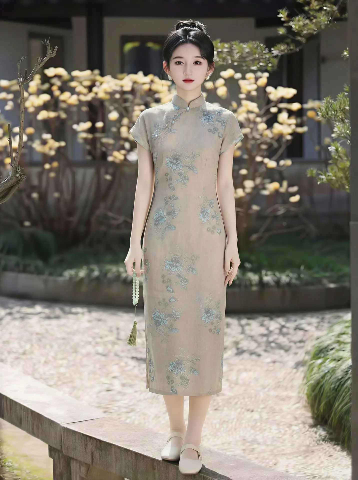 robe-chinoise-cheongsam-a-manches-courtes-d'ete-qipao-style-ethnique-streetwear-vetements-vintage-pour-femmes-vetements-vintage