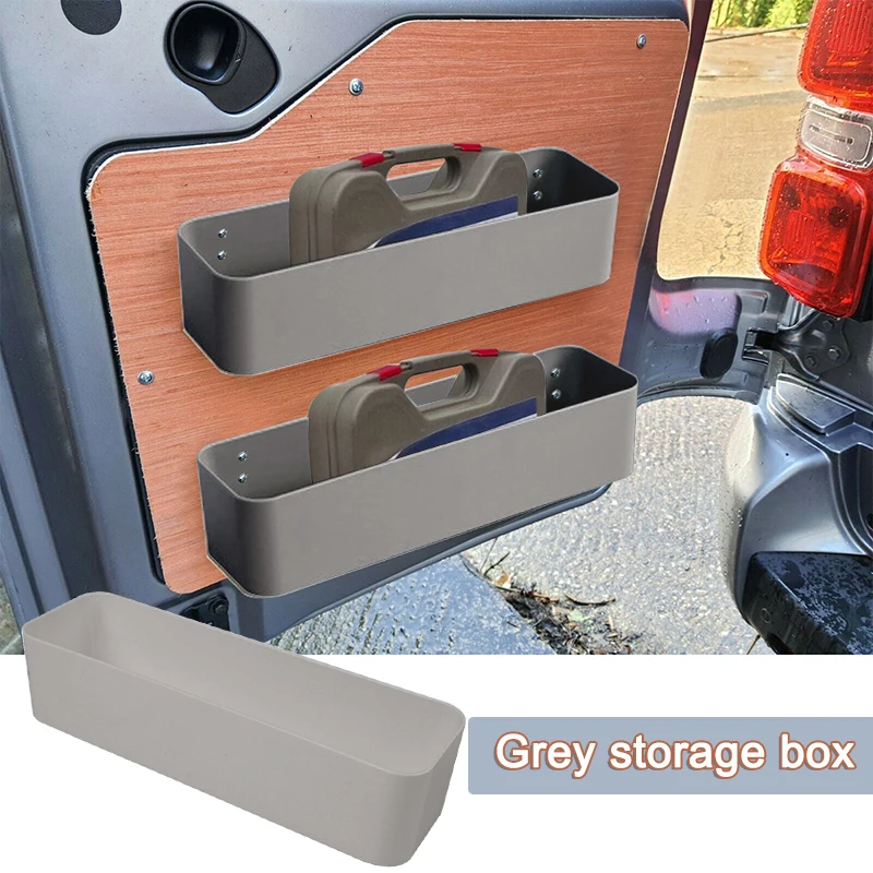 

2PCS Caravan Camper Van Storage Pocket Boxes For Tool Storage Van Racking Ratchet Strap Universal Fit RV Car Accessories