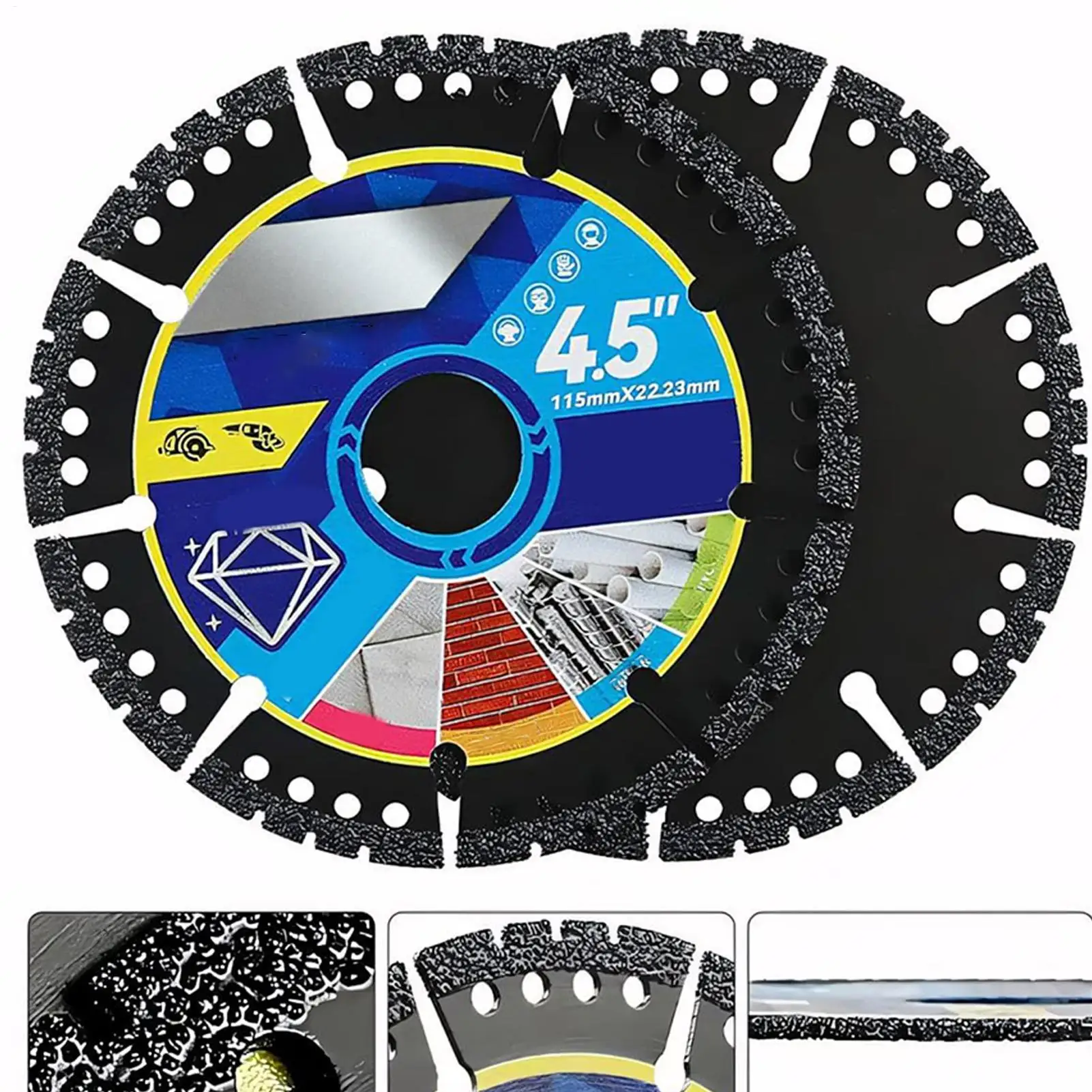Saw Cutting Disc 3Pcs/set High Precise Saw Blade Angle Grinder Grinding Wheel Tools For Tiles Marbles Concrete Cutting Control