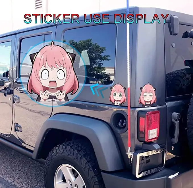 Kanroji Mitsuri  Refrigerator Sticker Demon Slayer Kimetsu No Yaiba Anime Motion Sticker Waterproof Decals for Cars,Laptop,Etc