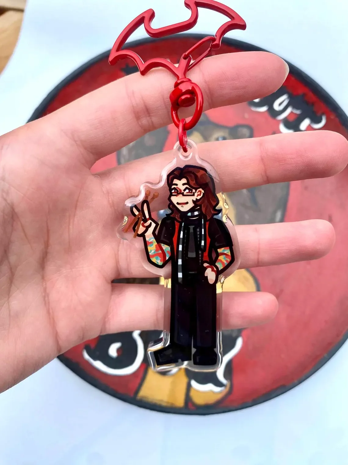 Fall out Boy 16 Candles Epoxy Resin Keychains Collectible Pendants Unisex Fandom Jewelry for Men And Women