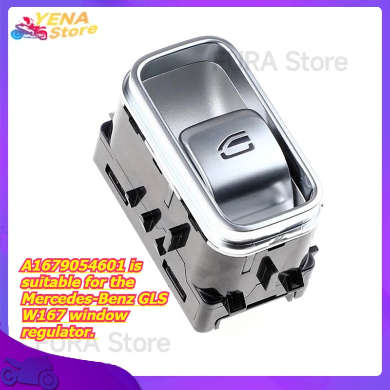 

The window control switch button A1679054601 is suitable for the Mercedes-Benz GLS W167 window regulator.