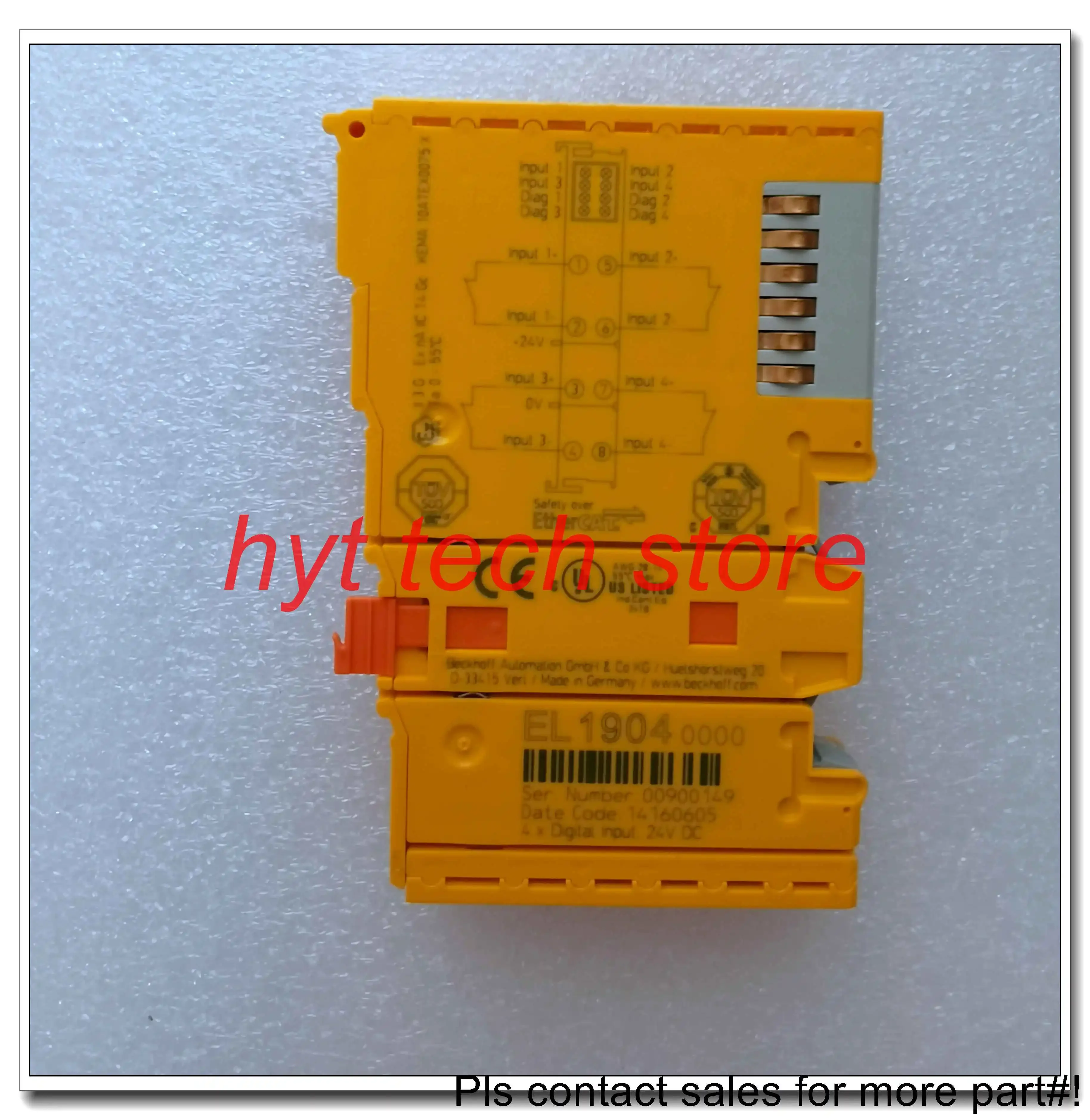 EL1904 EL2904 Original BECK HOFF โมดูลเทอร์มินัลปริมาณดิจิตอลพร้อมในสต็อก