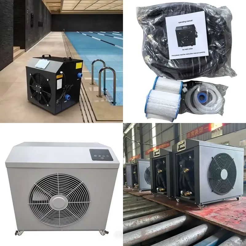 OEM Electric High Efficiency Pool Heating Pump Water Heater Class A+ 1.25KW Heating Capacity